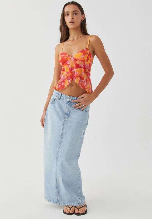 Supré  - Lucy mesh cami - lily floral pink
