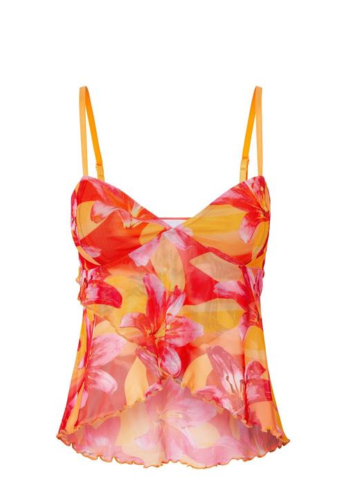 Supré  - Lucy mesh cami - lily floral pink