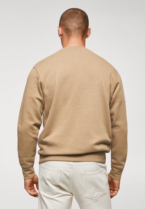 MANGO - Sweatshirt monokrom - beige