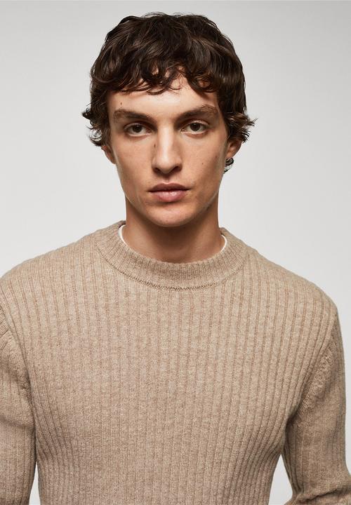 MANGO - Sweater pradera - beige
