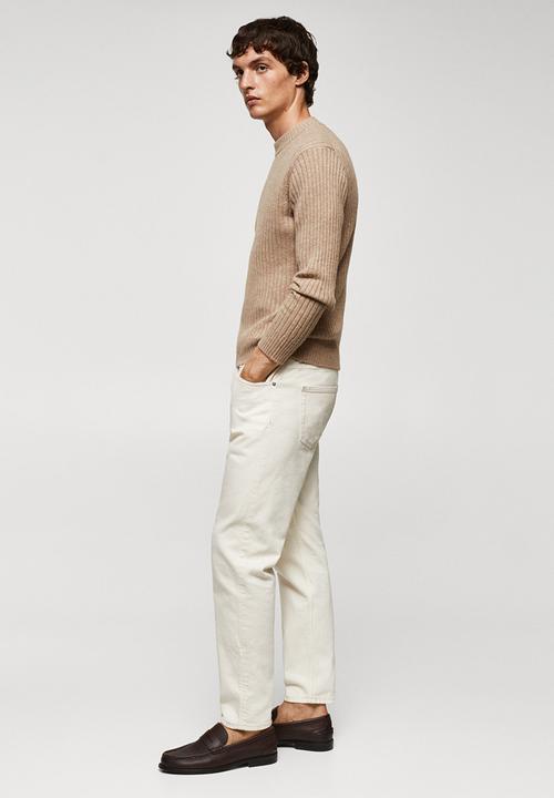MANGO - Sweater pradera - beige