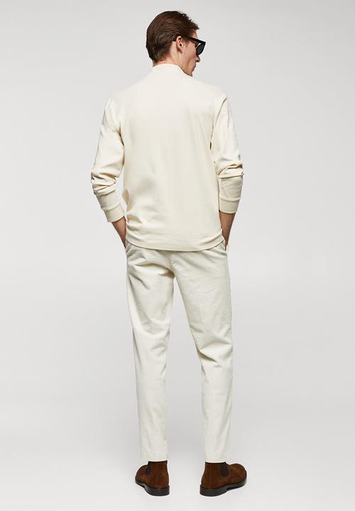 MANGO - T-shirt luton - light beige