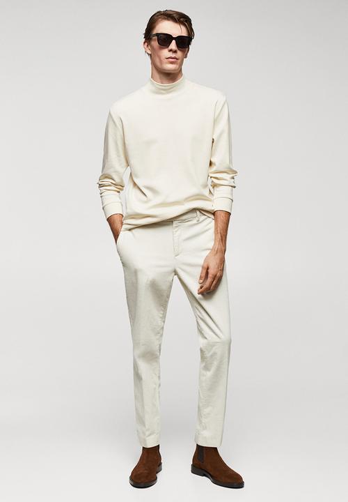 MANGO - T-shirt luton - light beige