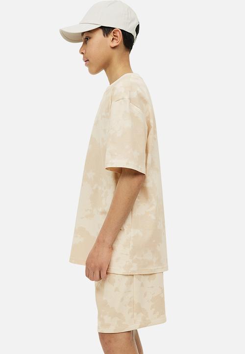 H&M - Printed jersey T-shirt - beige