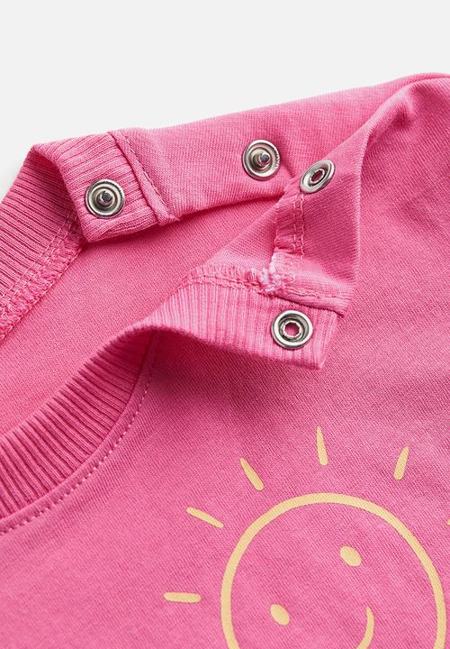 H&M - Printed T-shirt - pink