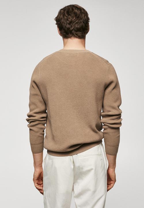 MANGO - Sweater cotton - beige
