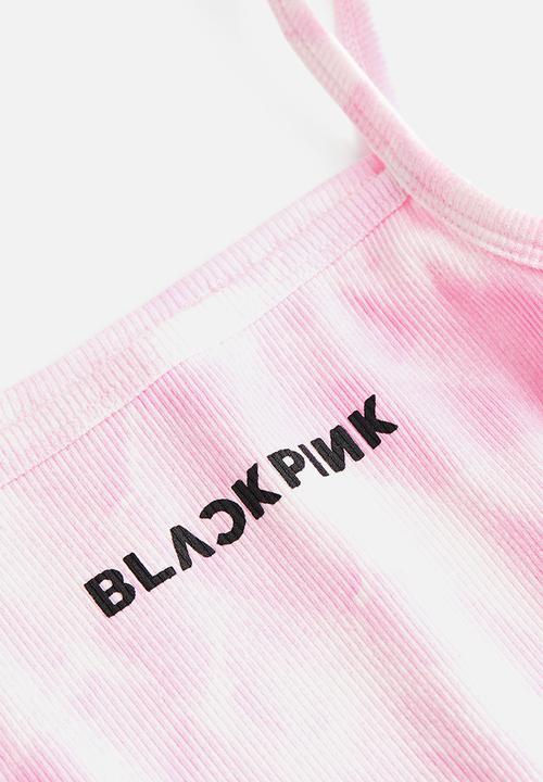 H&M - Printed ribbed dress - multi,pink