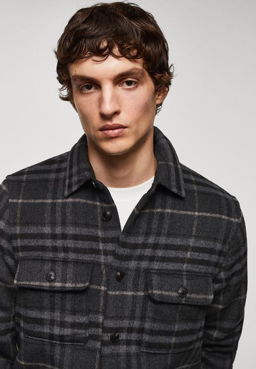 MANGO - Shirt egina - charcoal