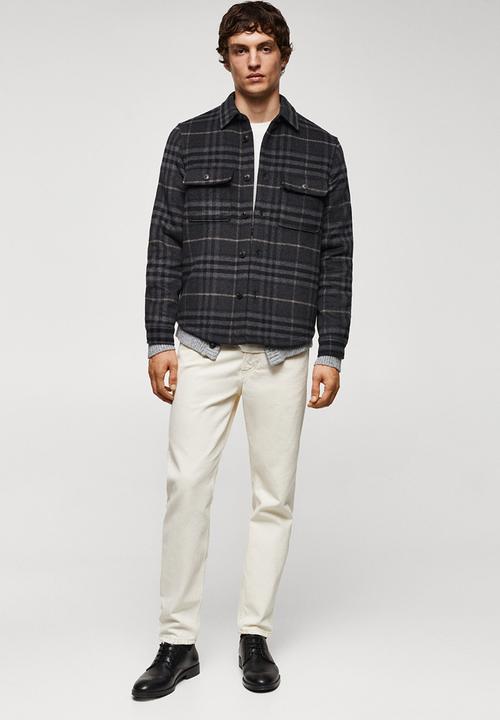 MANGO - Shirt egina - charcoal