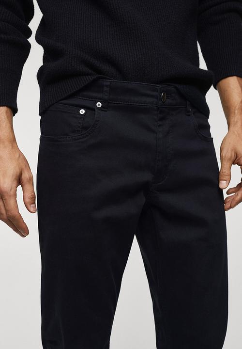 MANGO - Trousers paul - navy