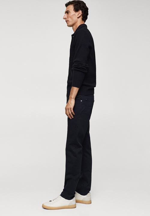 MANGO - Trousers paul - navy