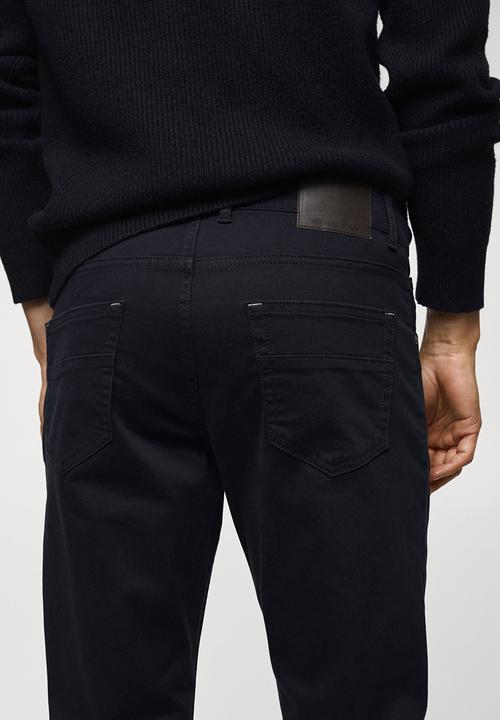 MANGO - Trousers paul - navy