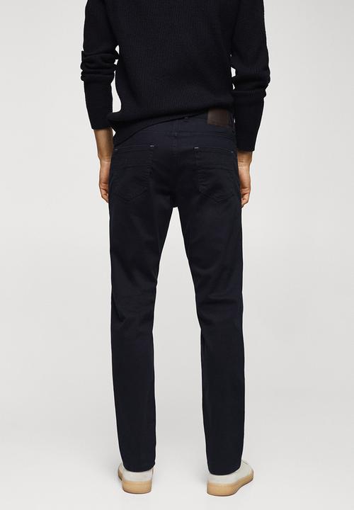 MANGO - Trousers paul - navy