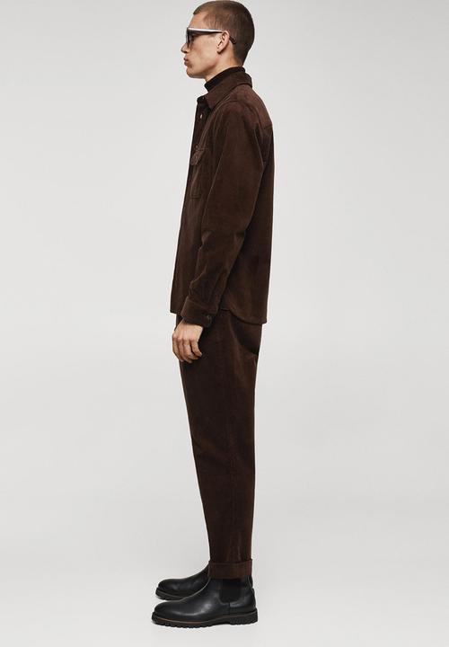 MANGO - Trousers baku - brown