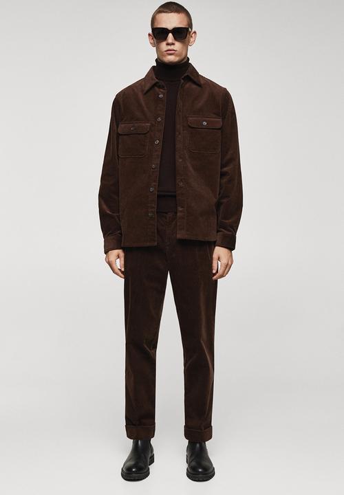 MANGO - Trousers baku - brown