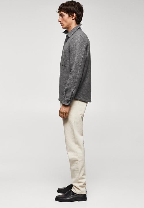 MANGO - Shirt lamia - grey