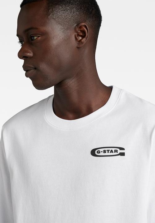 G-STAR - Old school chest gr r t long sleeve Dry jersey o - white