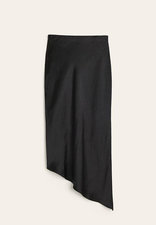 H&M - Asymmetric skirt - black