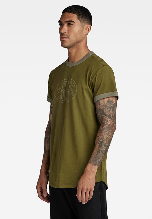 G-STAR - Lash gr ringer r t Compact jersey o - dark olive