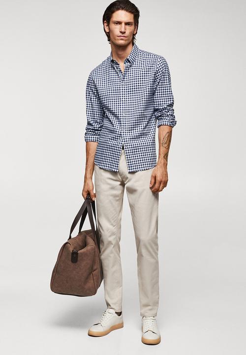 MANGO - Shirt vichy - navy