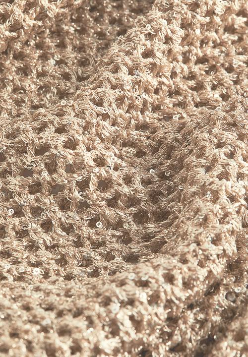 H&M - Crochet-look dress - beige