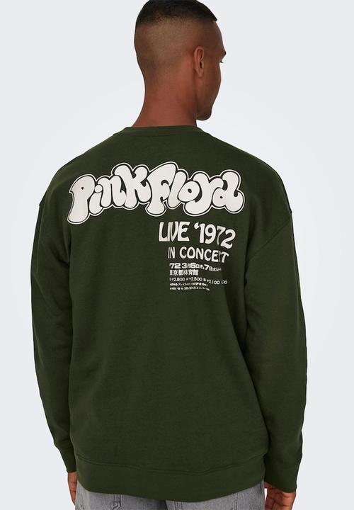 Only & Sons - Onspink floyd rlx crew neck sweat - rosin