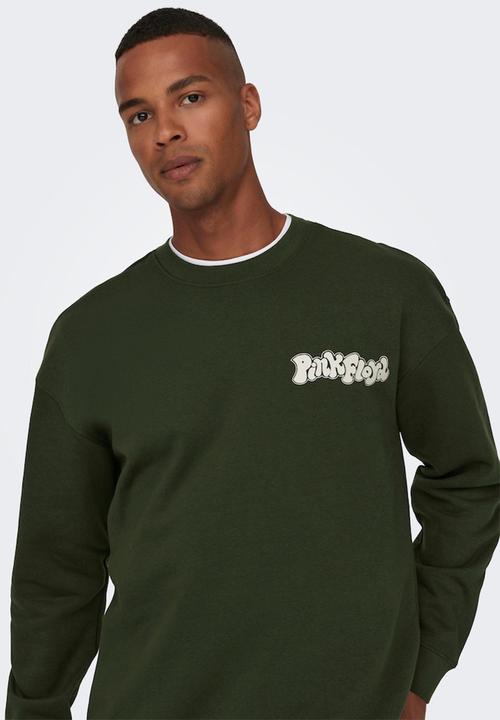 Only & Sons - Onspink floyd rlx crew neck sweat - rosin