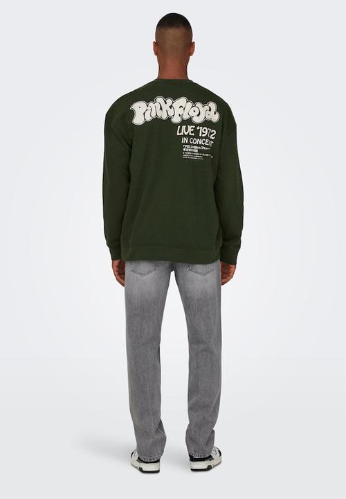 Only & Sons - Onspink floyd rlx crew neck sweat - rosin