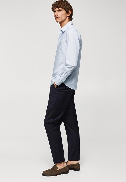 MANGO - Shirt oxfi - blue