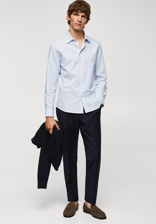 MANGO - Shirt oxfi - blue