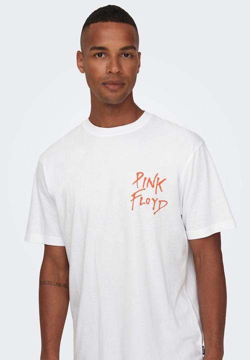 Only & Sons - Onspink floyd rlx short sleeve tee - white