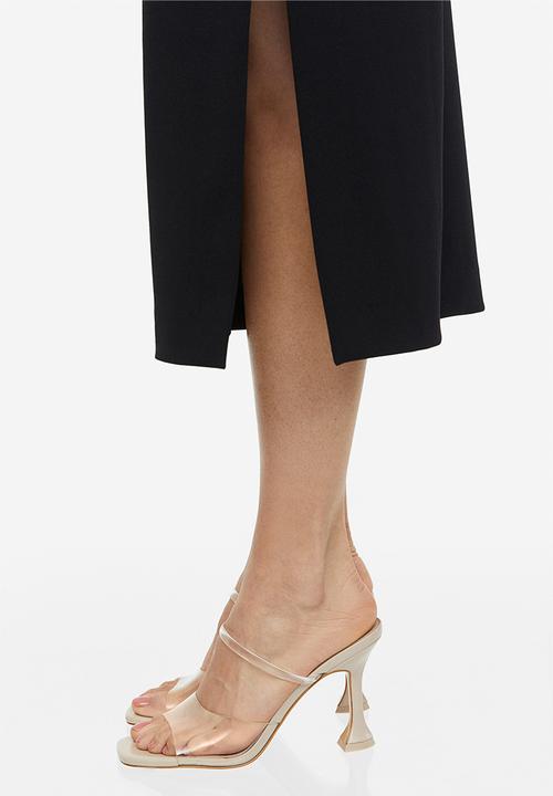 H&M - Heeled sandals - beige,transparent