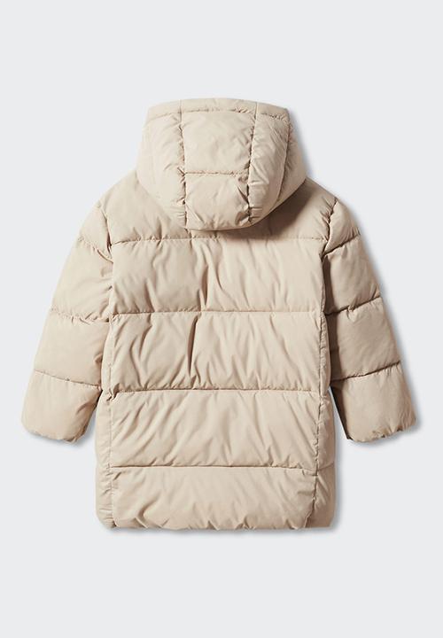 MANGO - Anorak amerlong - vanilla