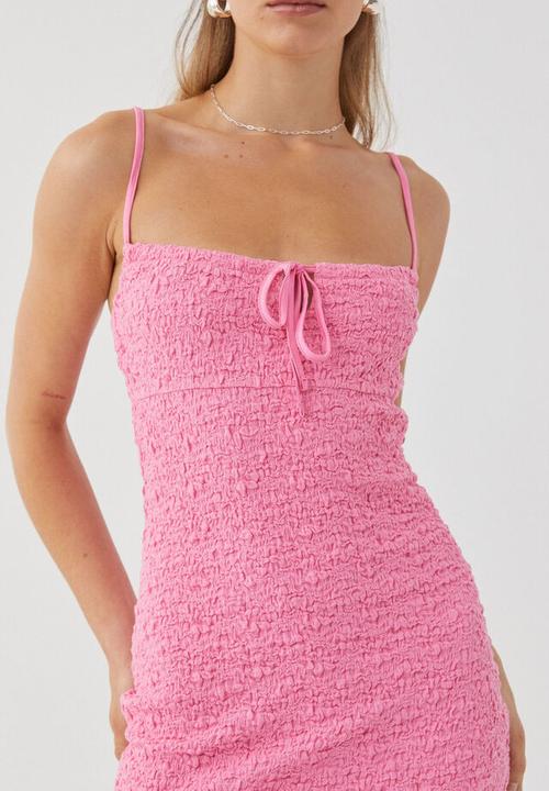 Supré  - Polly sleeveless mini dress - strawberry souffle