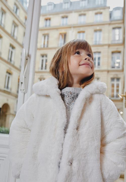MANGO - Coat copito5 - light beige