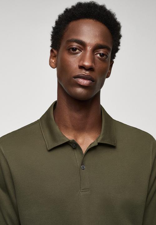MANGO - Polo shirt ezequimil - khaki