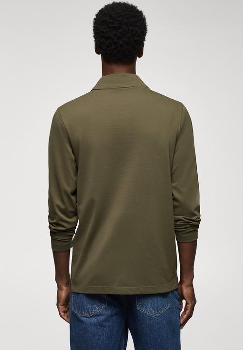 MANGO - Polo shirt ezequimil - khaki