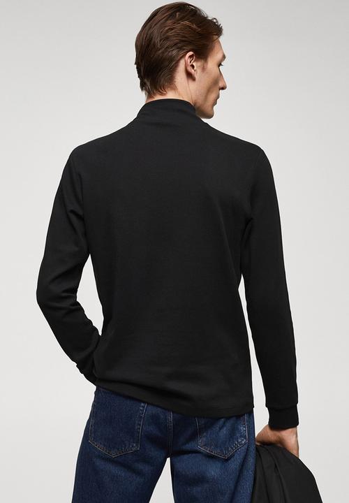 MANGO - T-shirt luton - black
