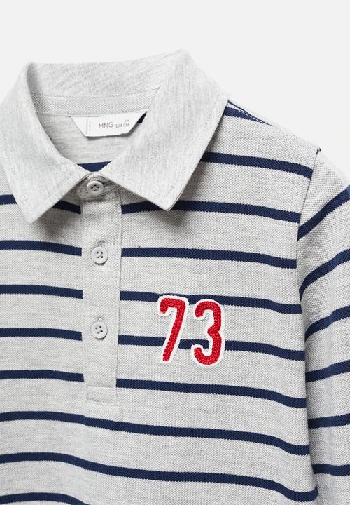 MANGO - Polo shirt arthur - medium grey