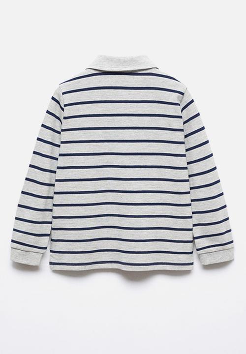MANGO - Polo shirt arthur - medium grey