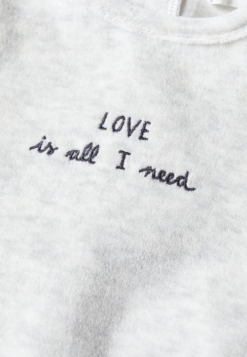 MANGO - Pyjamas love - medium grey