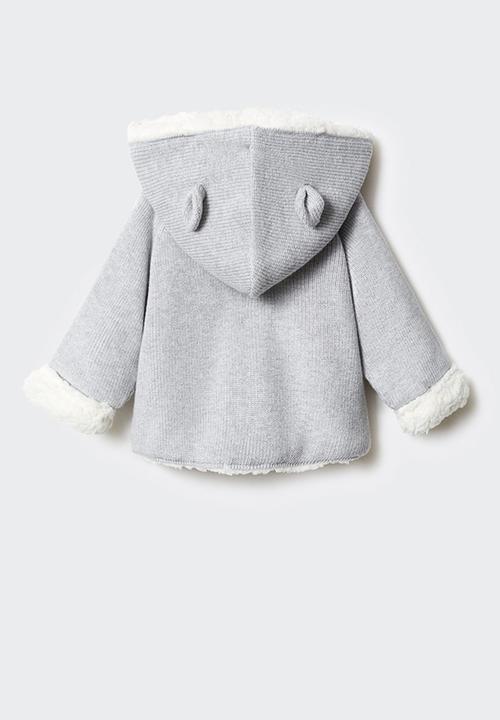 MANGO - Cardigan lulu - light grey denim