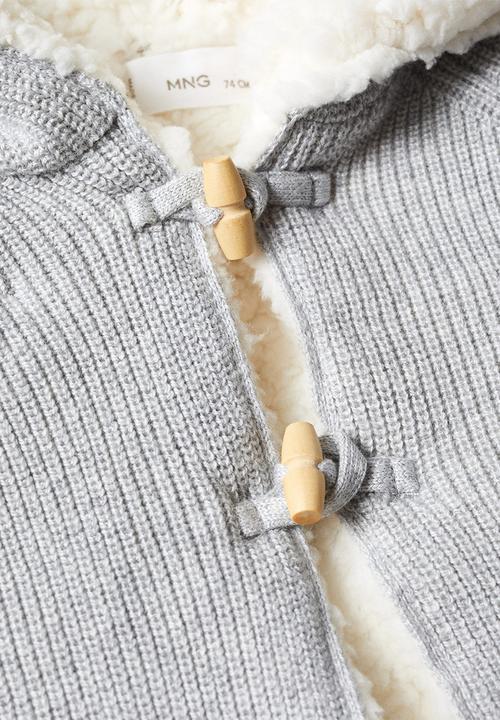 MANGO - Cardigan lulu - light grey denim