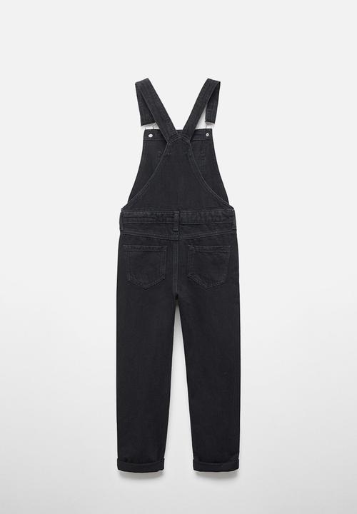 MANGO - Dungarees amara5 - black denim