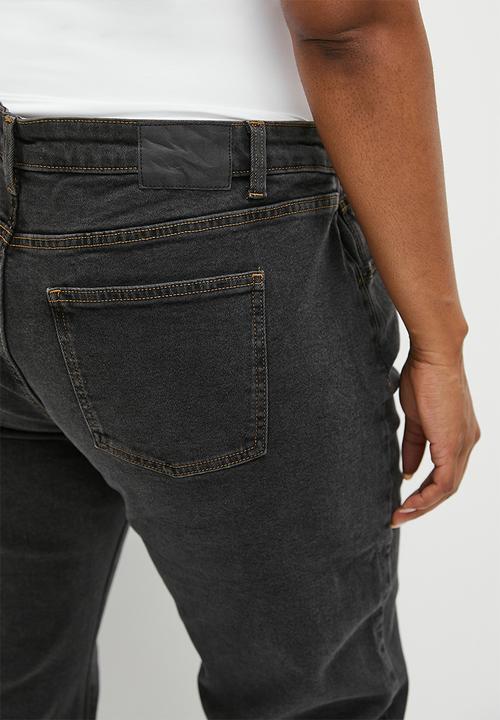 Cotton On - Plus Stretch Bootleg Flare Jean - Smokey Black