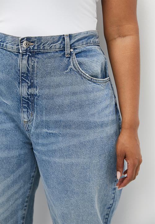 Cotton On - Plus Loose Straight Jean - Surfers Blue