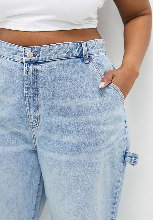 Cotton On - Plus carpenter jean - bondi blue