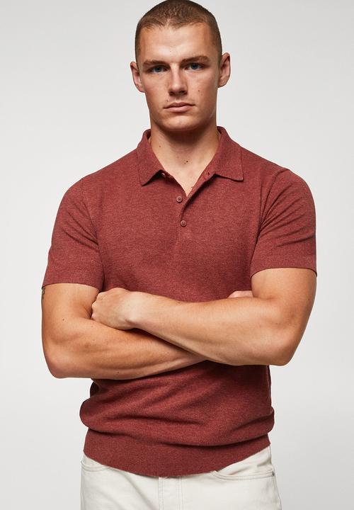 MANGO - Polo shirt andrew-h - bright red