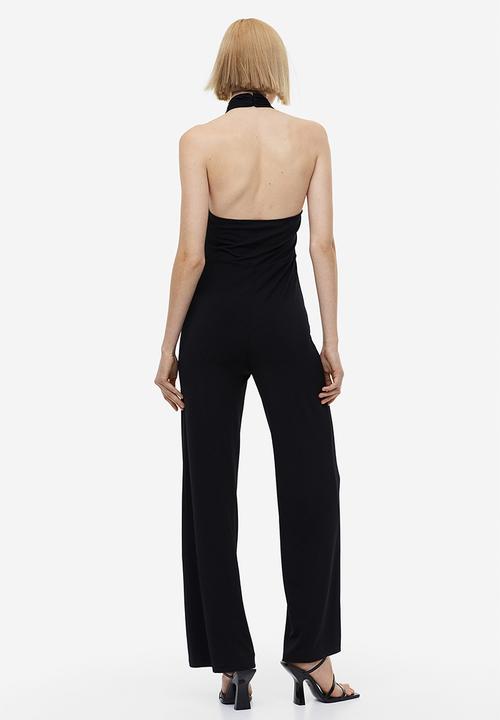 H&M - Halterneck jumpsuit - black