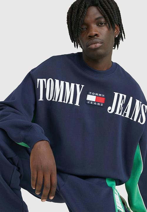 Tommy Hilfiger - Boxy archive crew - navy